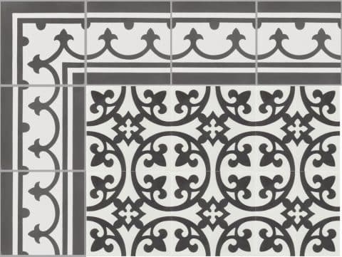 Trento 0105 sarok zementfliesen - Galériafotó 41635