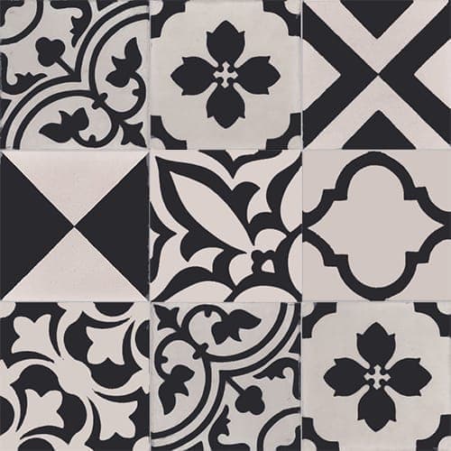 Patchwork zementfliesen - Séma