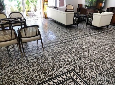 Trento 0105 sarok zementfliesen - Galériafotó 41622