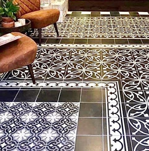 Trento 0105 sarok zementfliesen - Galériafotó 41625