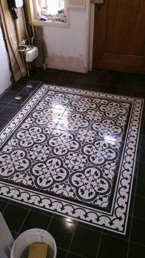 Trento 0105 sarok zementfliesen - Galériafotó 41632