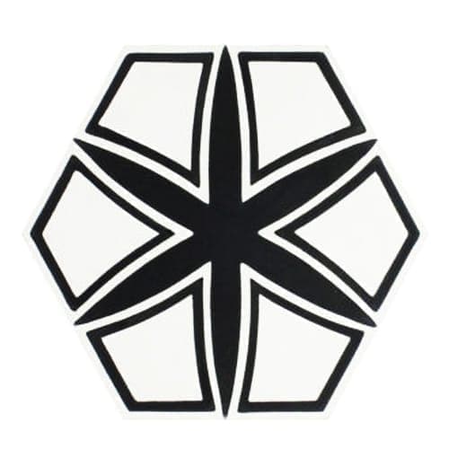 Hexa Daisy zementfliesen - Séma