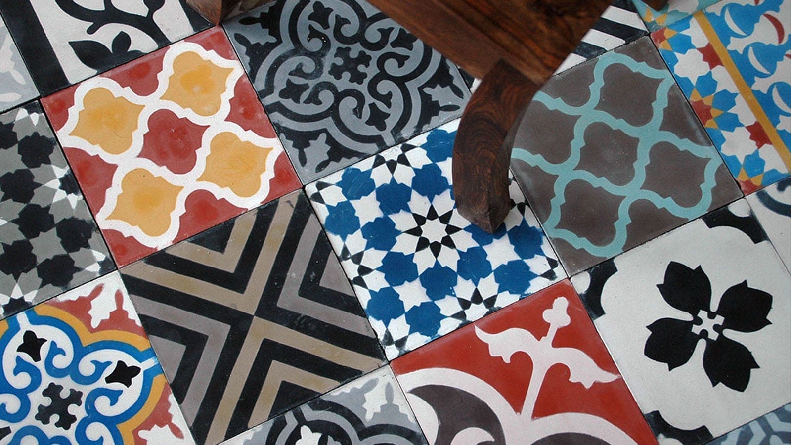 Patchwork zementfliesen