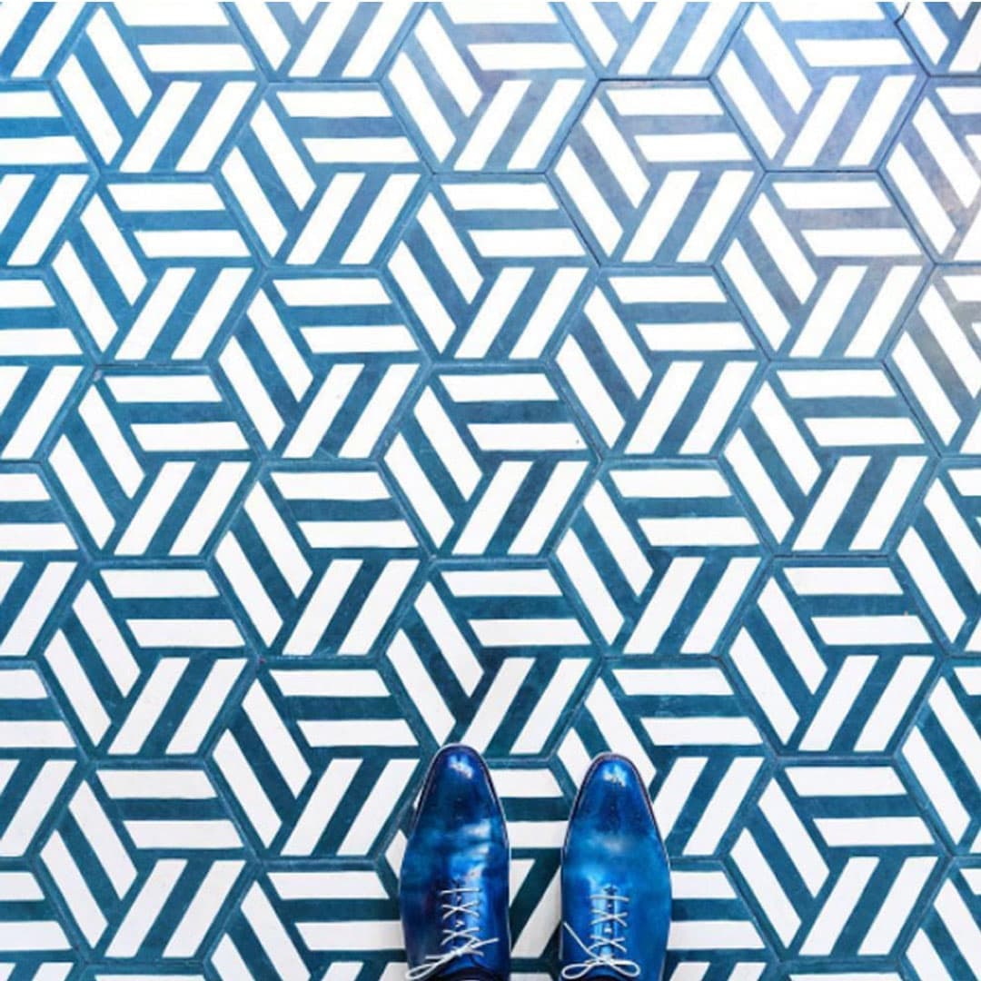 Hexa Knot zementfliesen