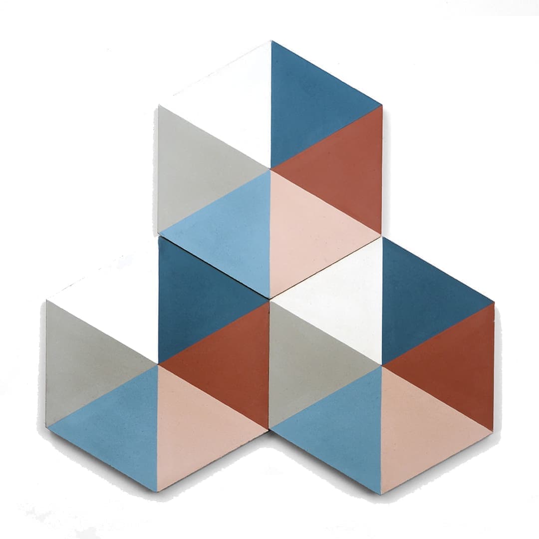 Hexa Propeller zementfliesen