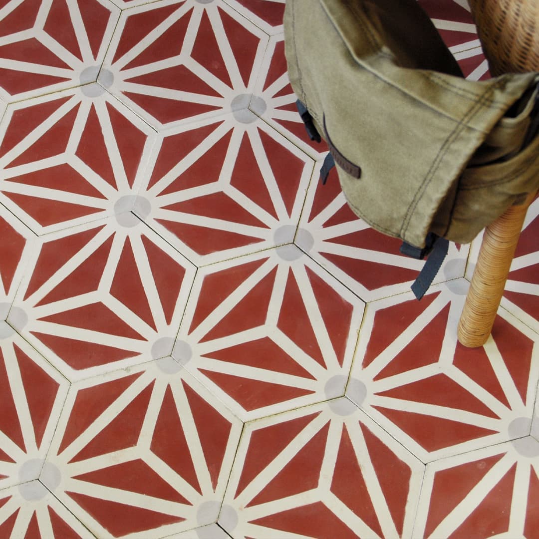 Hexa Zazie zementfliesen