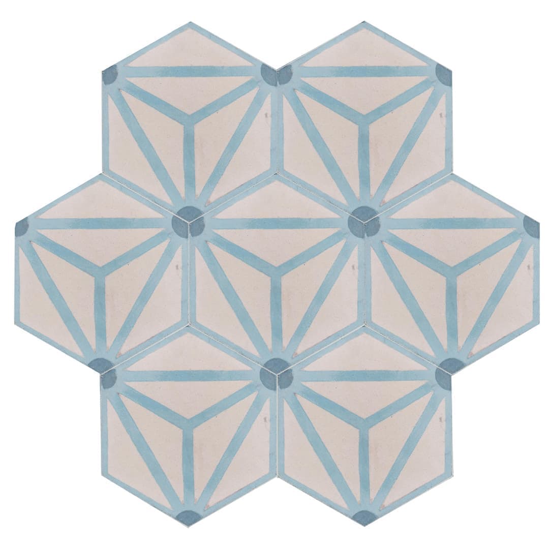 Hexa Zazie zementfliesen