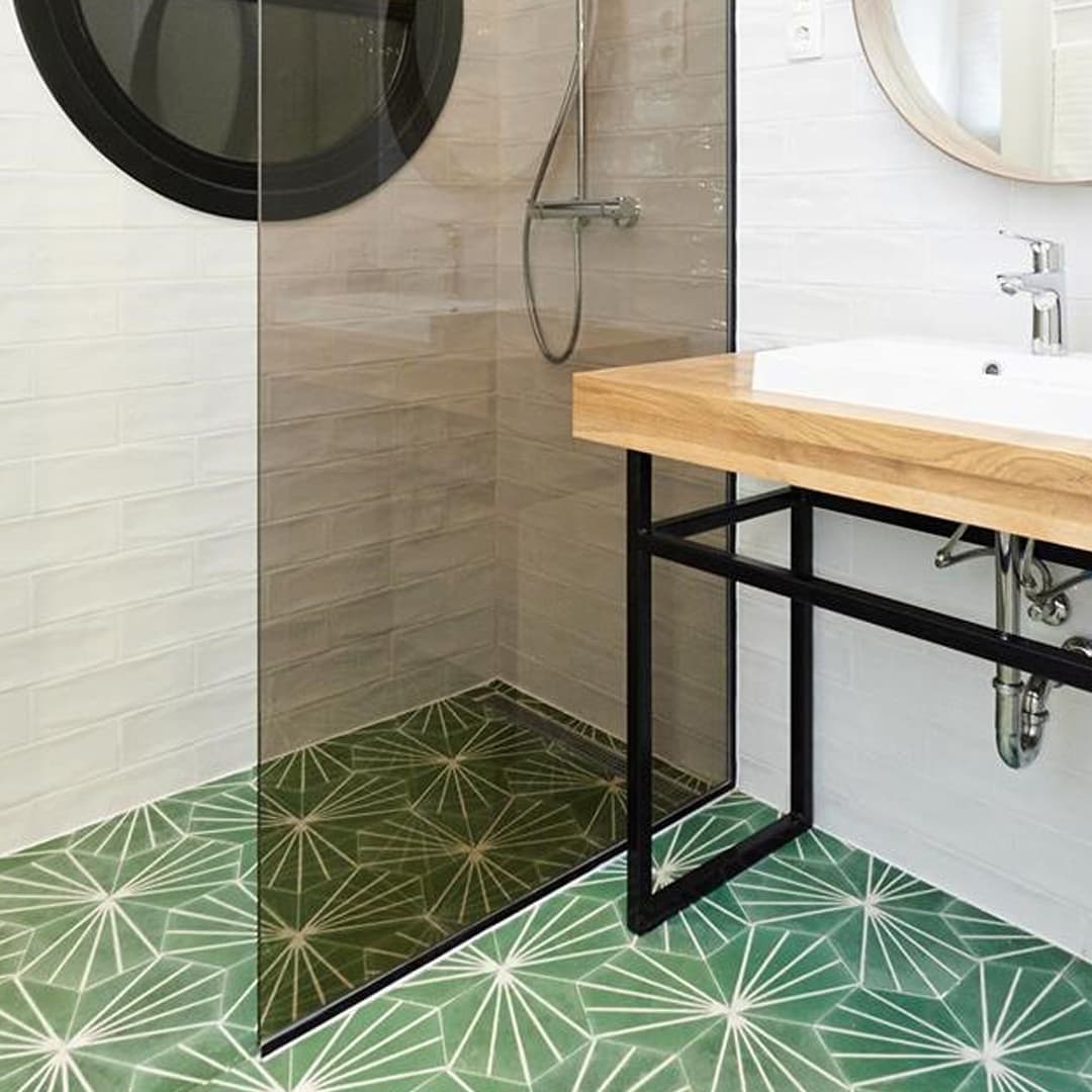 Hexa Jasmin zementfliesen