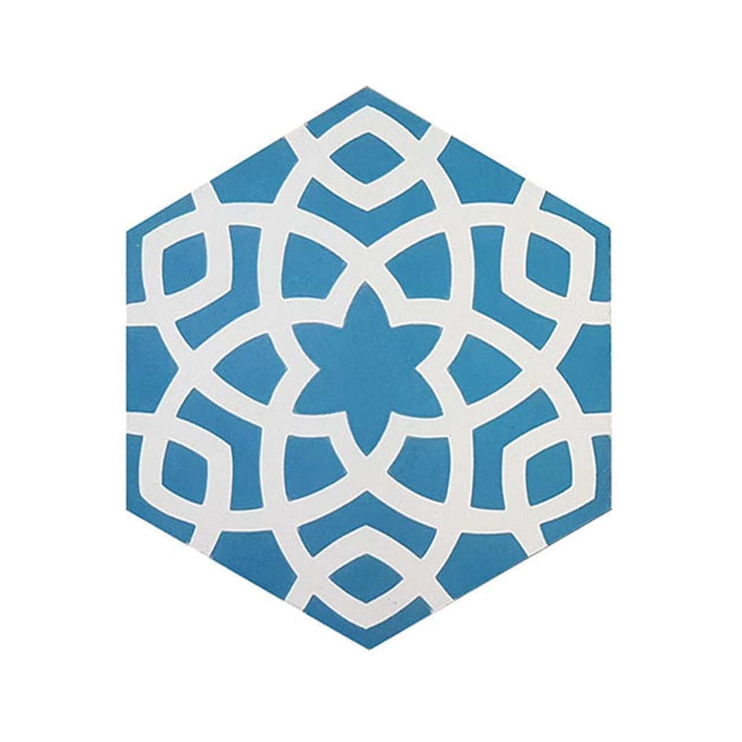 Hexa Shiraz zementfliesen