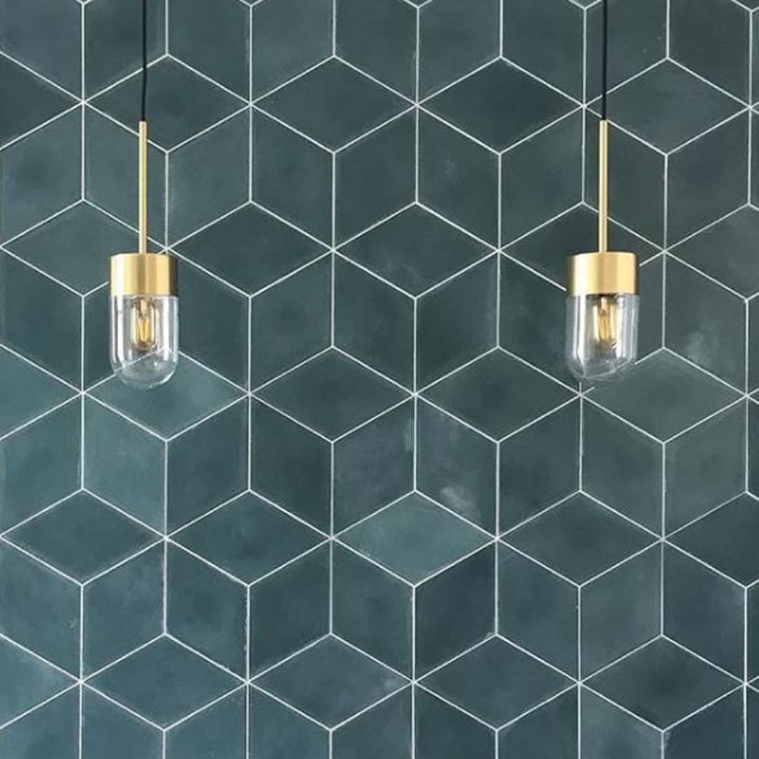 Rhombus zementfliesen