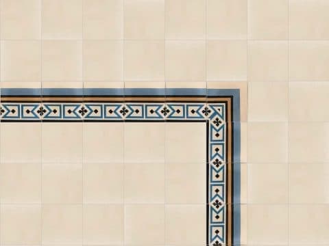 Millenium #09 bordure zementfliesen - Termékfotó II.