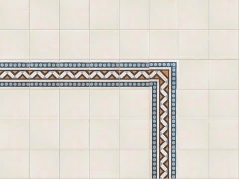 Millenium #10 bordure zementfliesen - Termékfotó II.