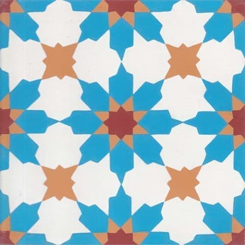 GRANADA 0611 zementfliesen - Szimpla lap