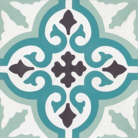 AISHA 0302 zementfliesen - Szimpla lap