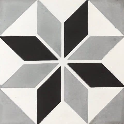 STARLET 0103 zementfliesen - Szimpla lap