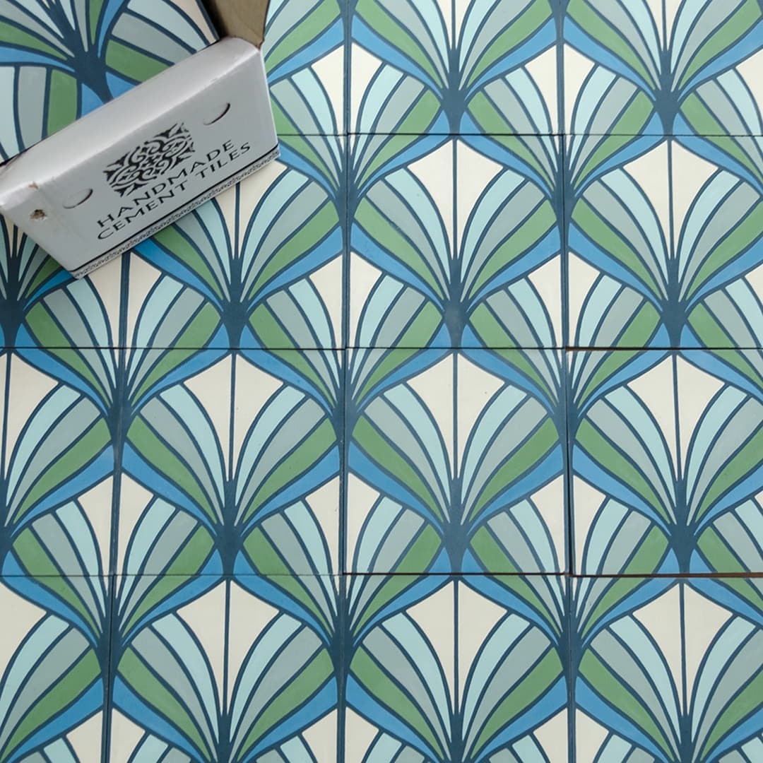 Palmleaf zementfliesen