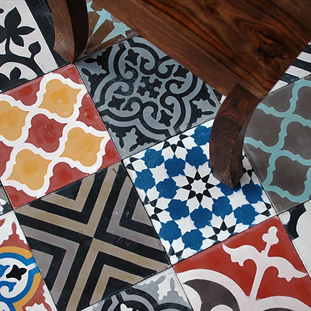 Patchwork zementfliesen