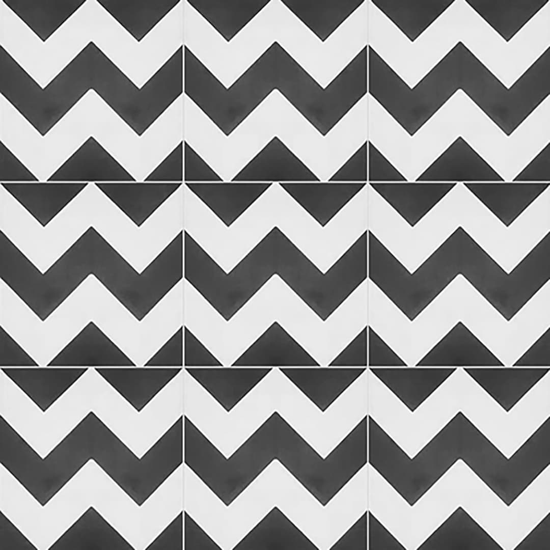 Chevron zementfliesen